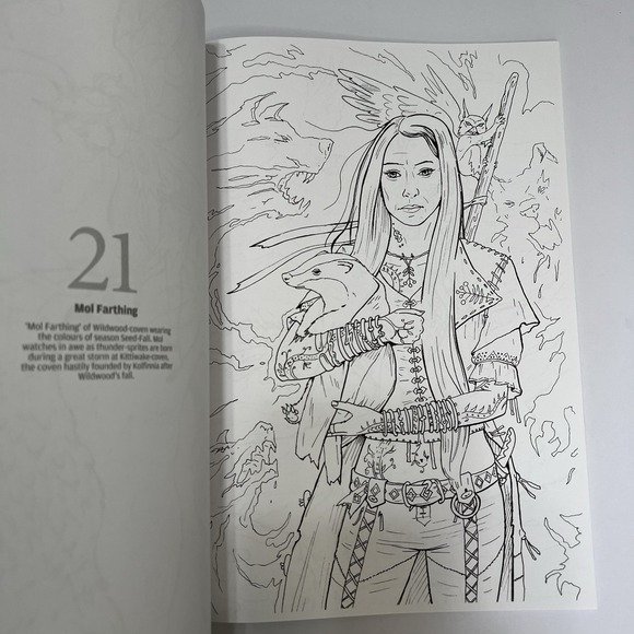 Colouring Heaven Adult Coloring Book Magazine Wildwood Witches Special #85 - Picture 9 of 12